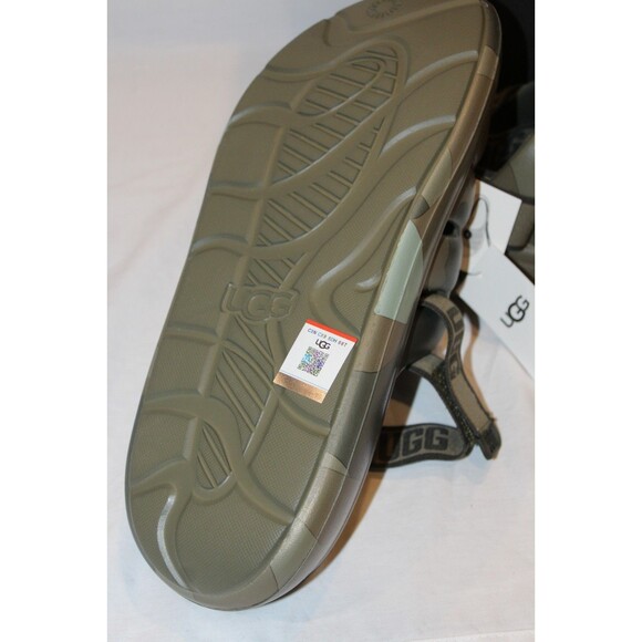 UGG MEN'S SPORT YEAH WATER RESISTANT SLINGBACK SANDALS GREEN CAMO NIB - Picture 5 of 5